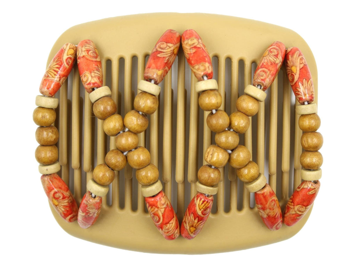 African Butterfly Hair Comb - Beada Blonde 113