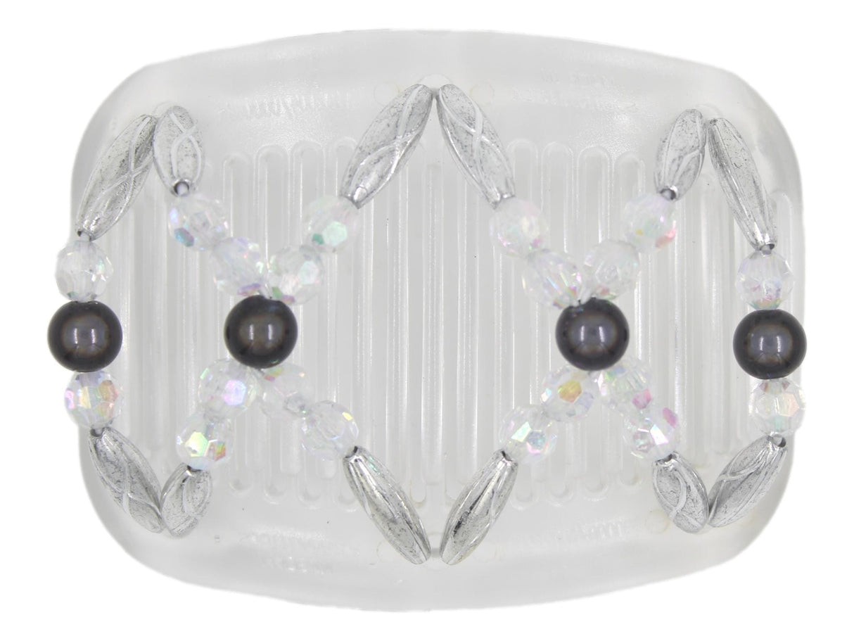 African Butterfly Hair Comb - Dalena Clear 151