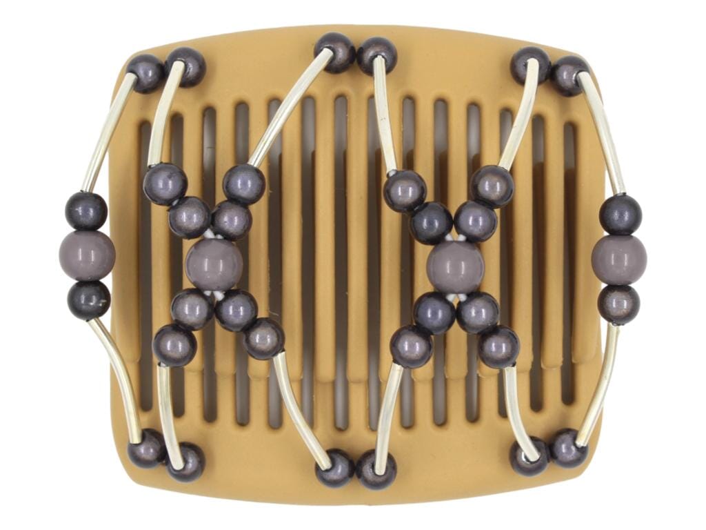 African Butterfly Chameleon Hair Comb - Beada Tube Blonde 21