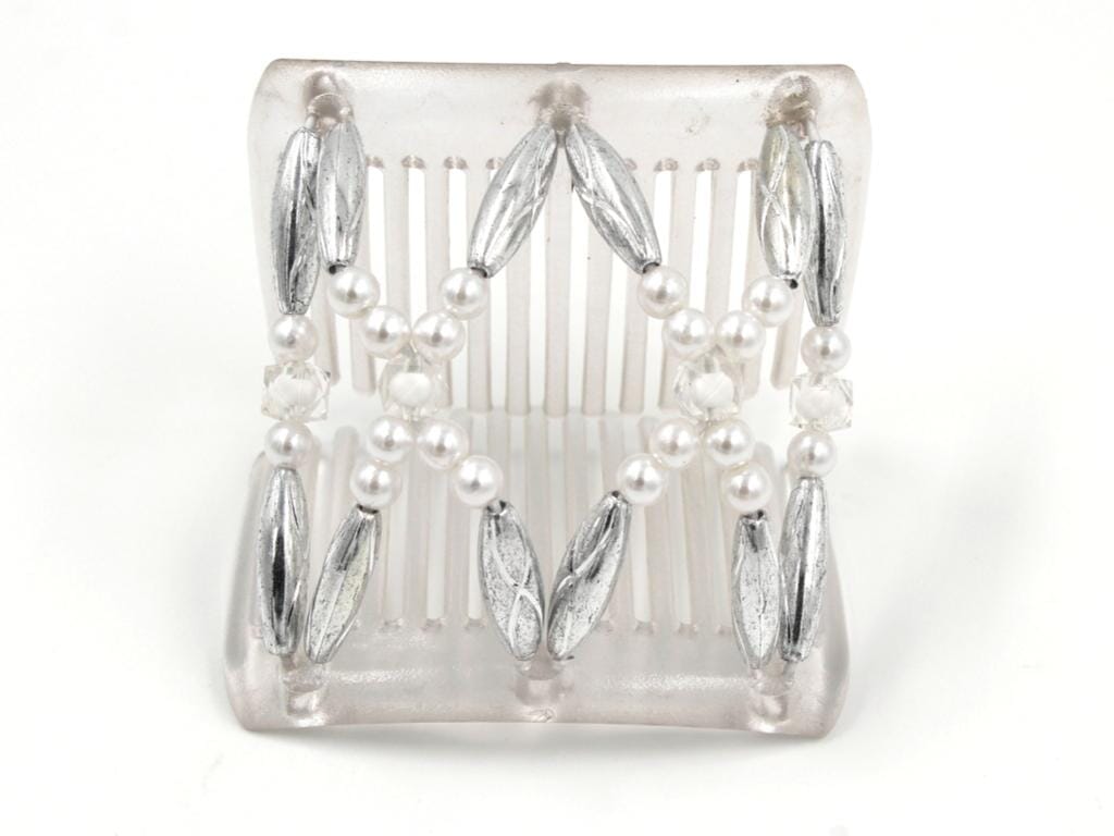 African Butterfly Chameleon Hair Comb - Dalena Clear 29