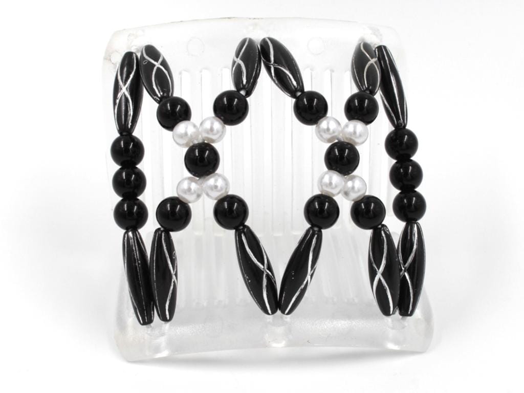 African Butterfly Chameleon Hair Comb - Dalena Clear 31