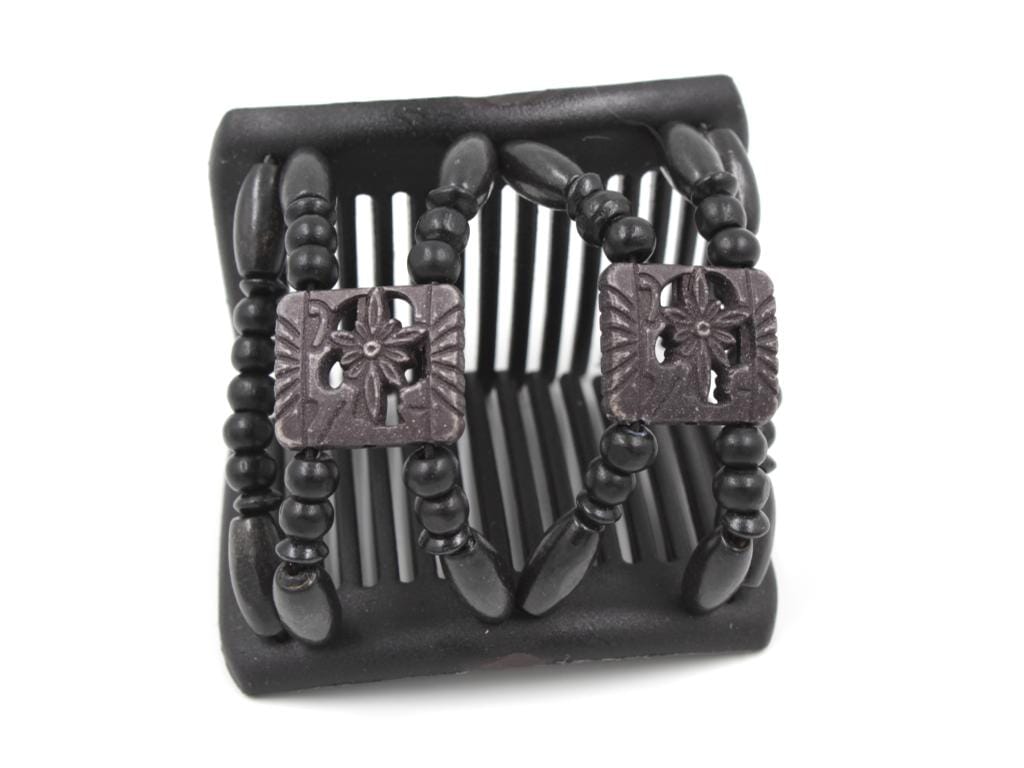 African Butterfly Chameleon Hair Comb - Dupla Black 53