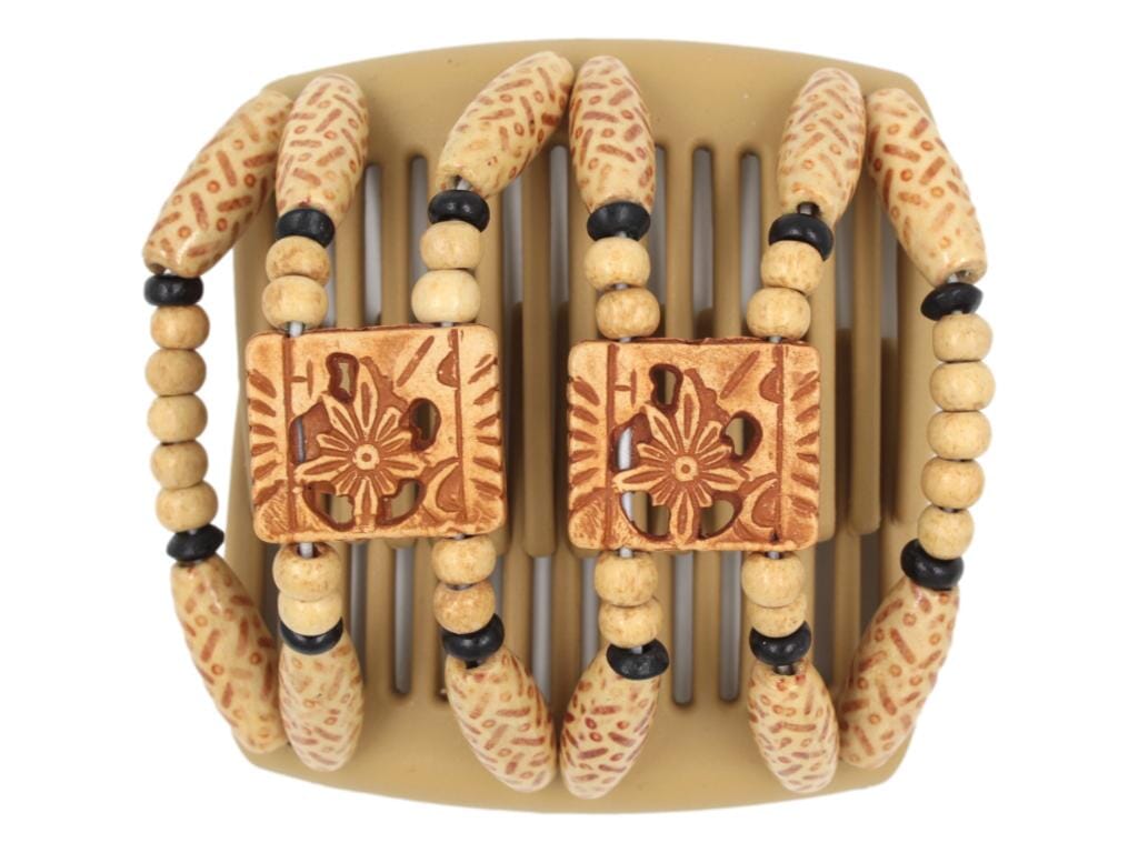 African Butterfly Chameleon Hair Comb - Dupla Blonde 45