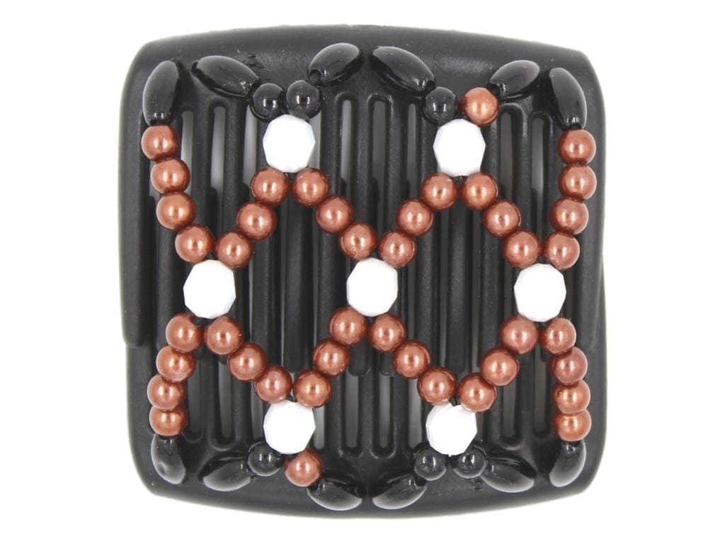 African Butterfly Chameleon Hair Comb - Ndalena Black 53