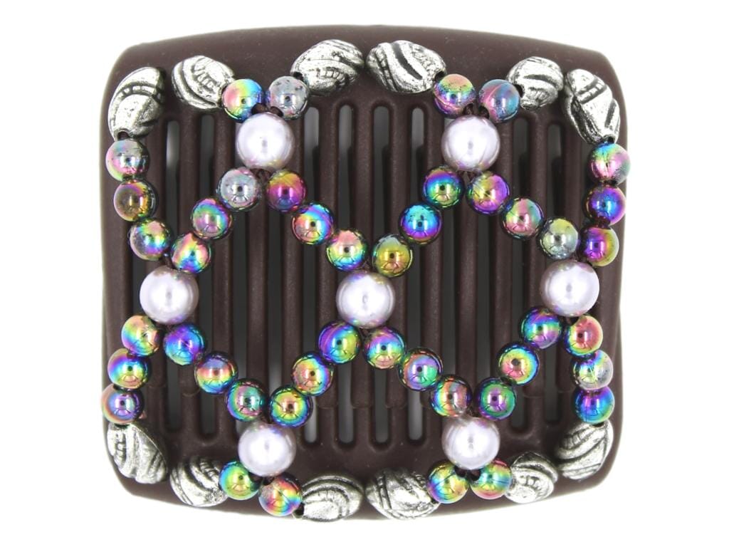 African Butterfly Chameleon Hair Comb - Ndalena Brown 51