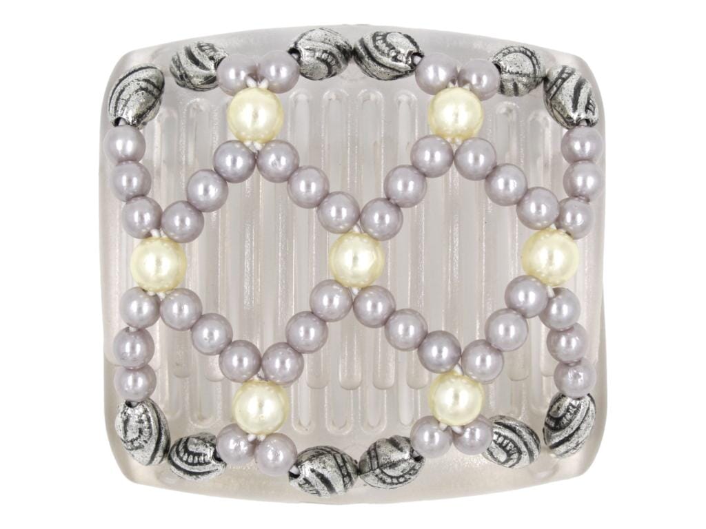 African Butterfly Chameleon Hair Comb - Ndalena Clear 26