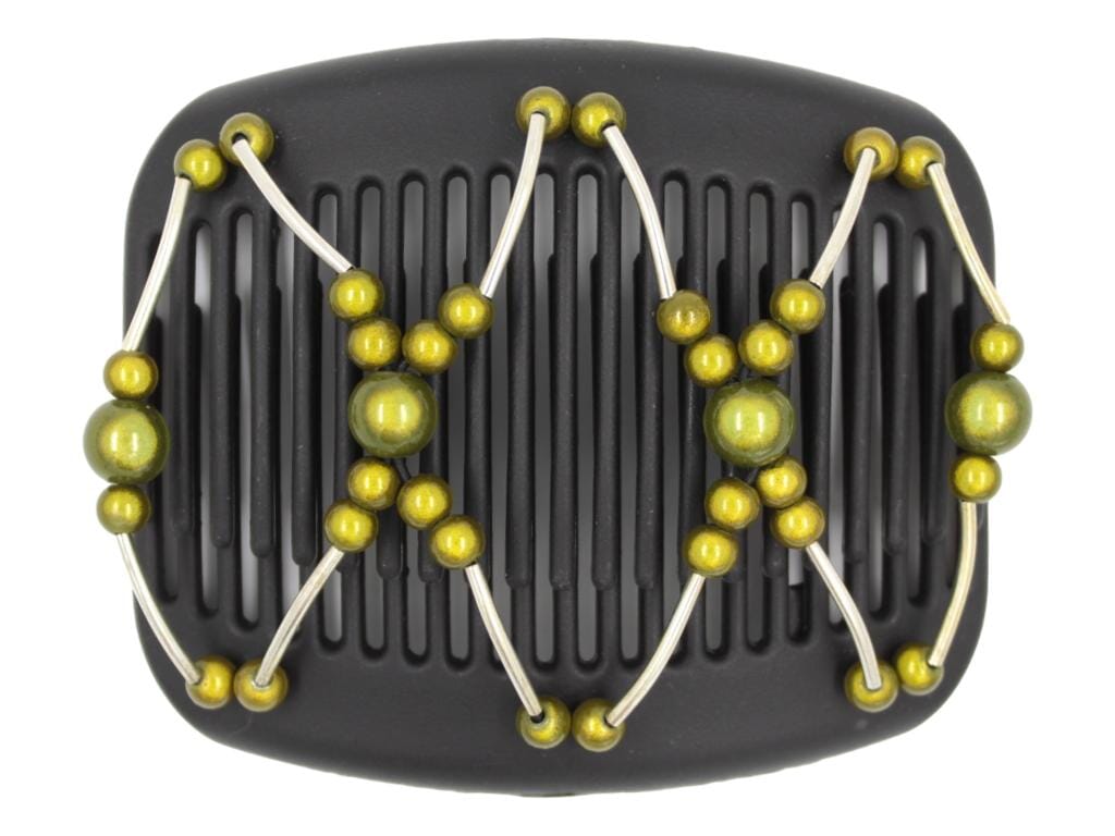 African Butterfly Hair Comb - Beada Tube Black 72