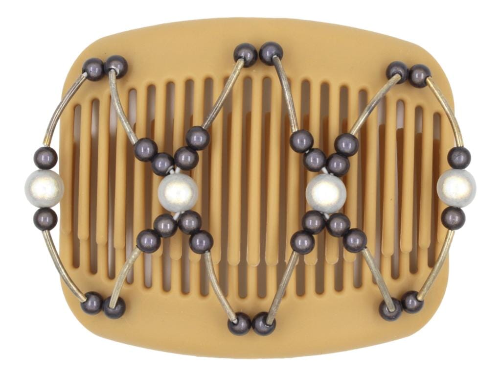 African Butterfly Hair Comb - Beada Tube Blonde 53