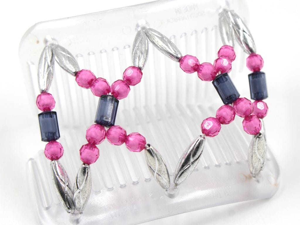 African Butterfly Hair Comb - Dalena Clear 142