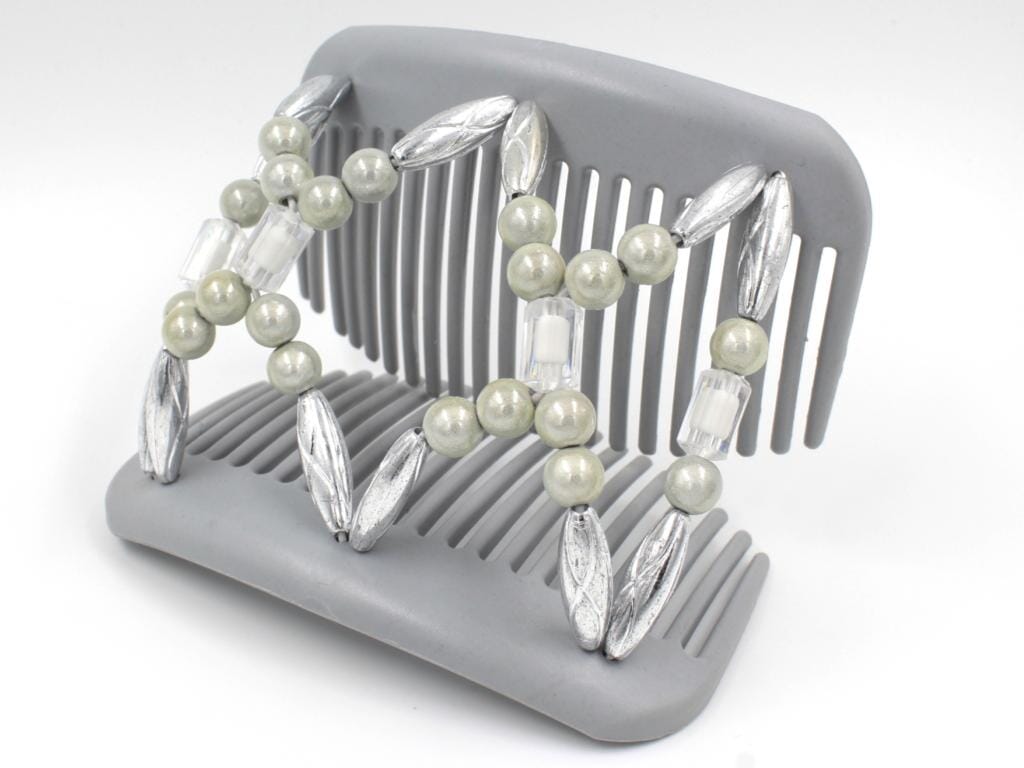 African Butterfly Hair Comb - Dalena Gray 44