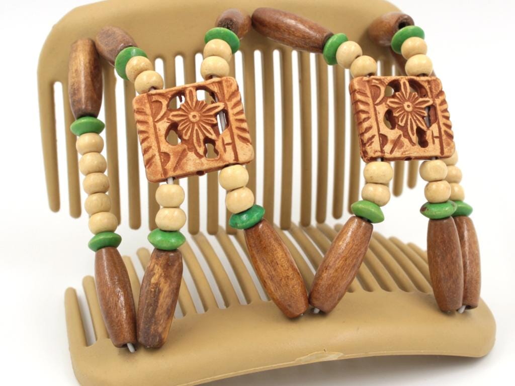 African Butterfly Hair Comb - Dupla Blonde 100