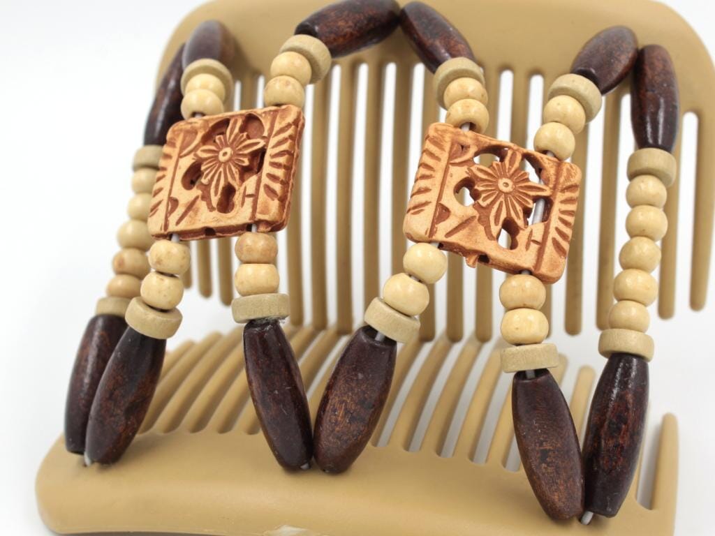African Butterfly Hair Comb - Dupla Blonde 101