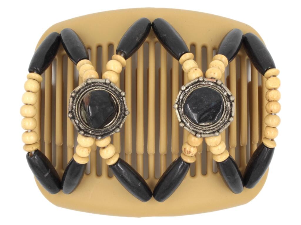 African Butterfly Hair Comb - Gemstone Blonde 41