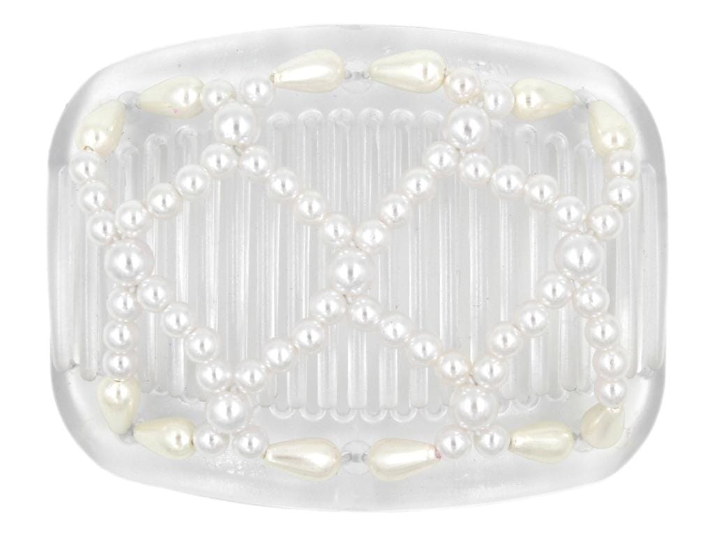 African Butterfly Hair Comb - Ndalena Clear 115