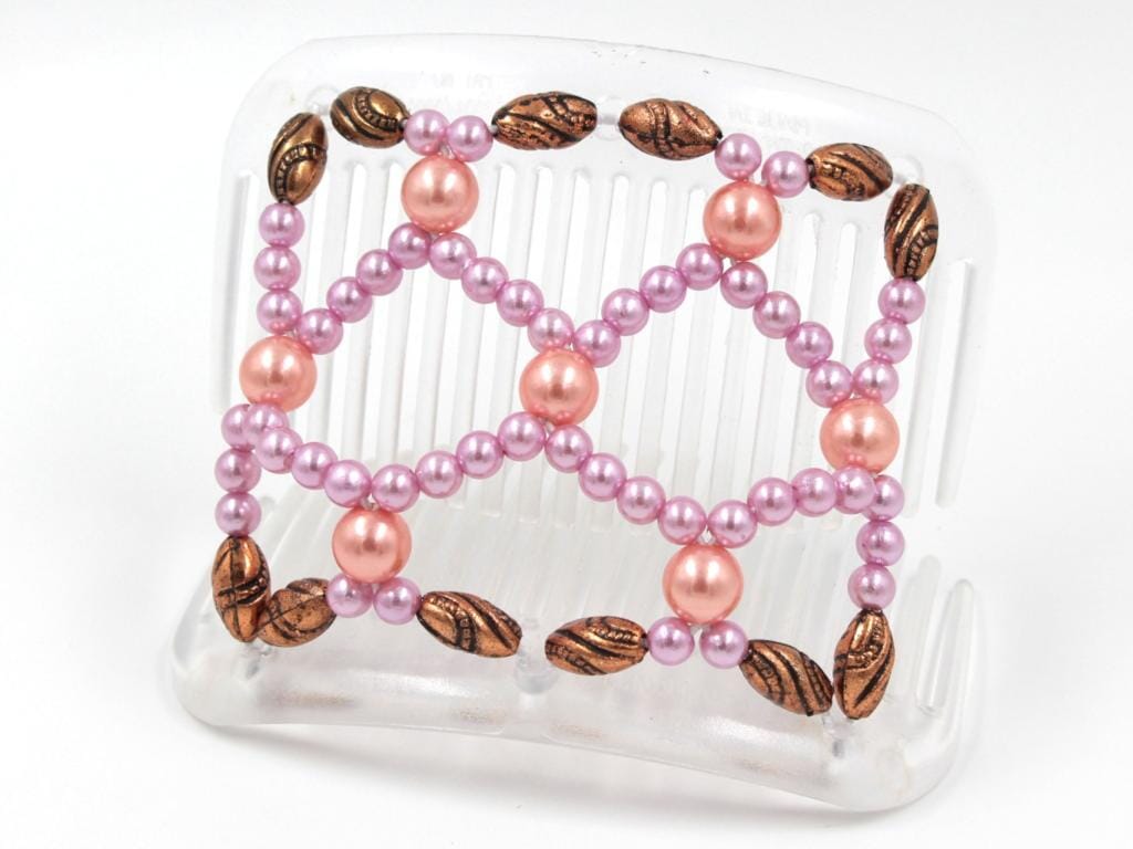 African Butterfly Hair Comb - Ndalena Clear 116