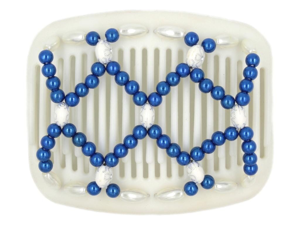 African Butterfly Hair Comb - Ndalena White 05