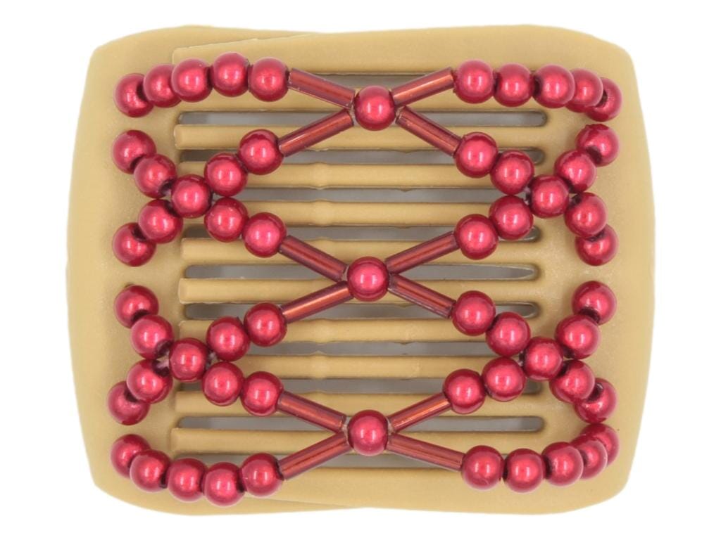 African Butterfly LadyBug Hair Comb - Blonde 58