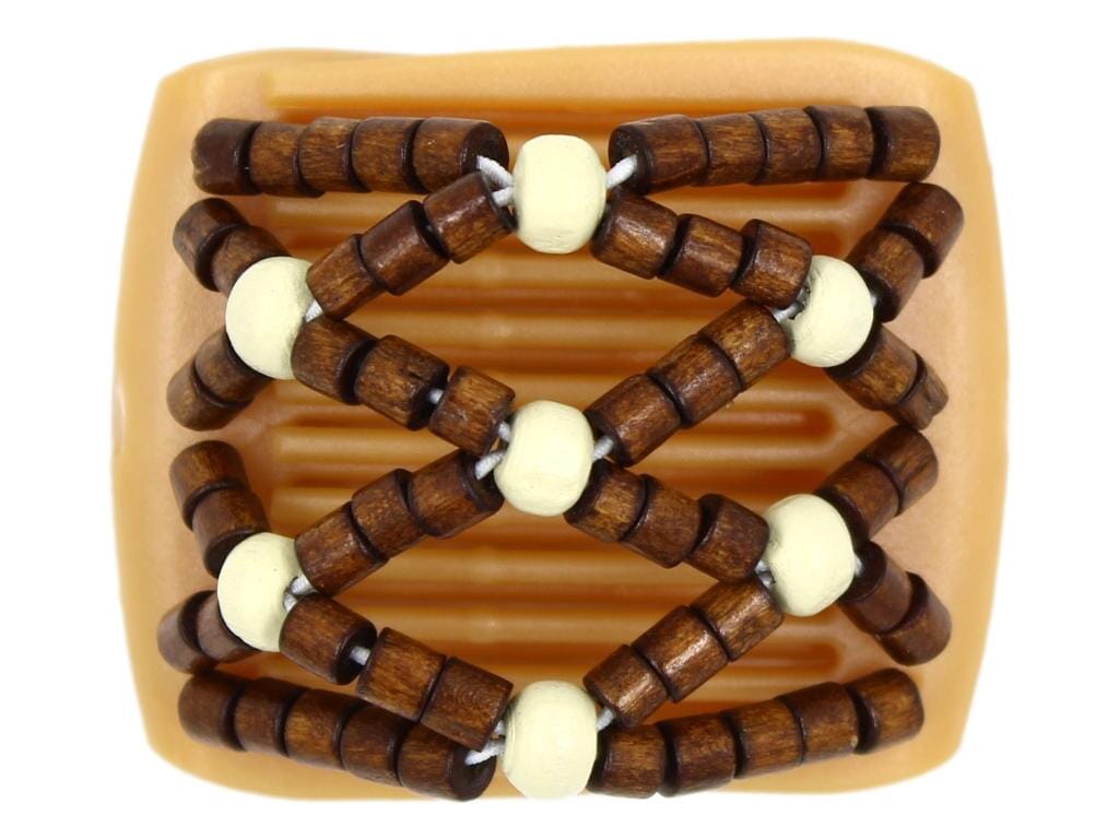 African Butterfly LadyBug Hair Comb - Blonde Pearl 47