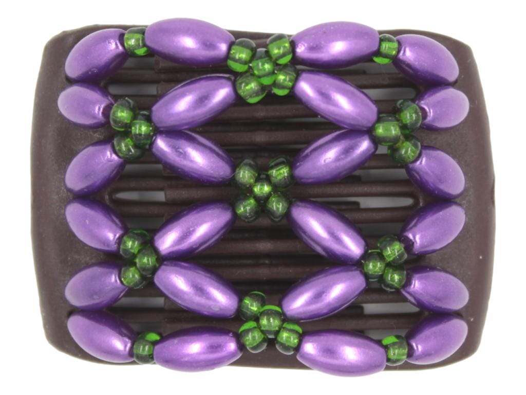 African Butterfly LadyBug Hair Comb - Brown 75