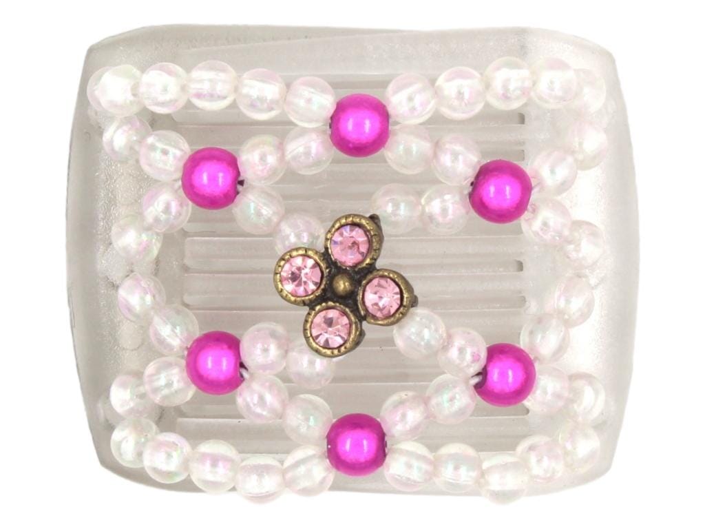 African Butterfly LadyBug Hair Comb - Clear 16