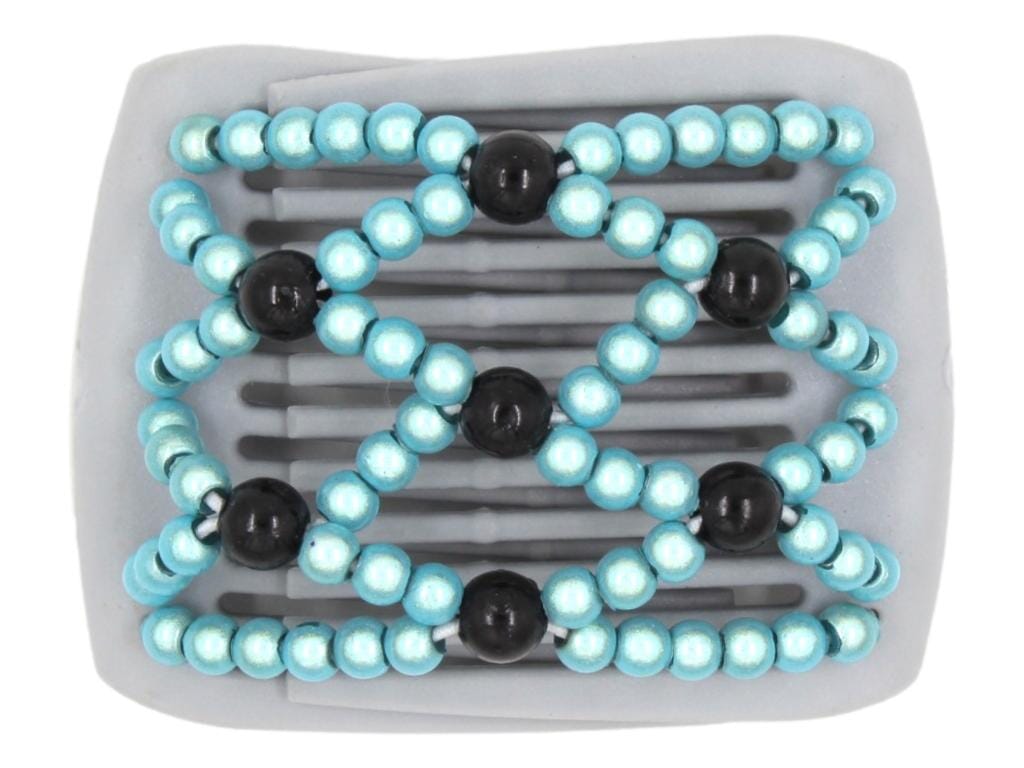 African Butterfly LadyBug Hair Comb - Gray 50