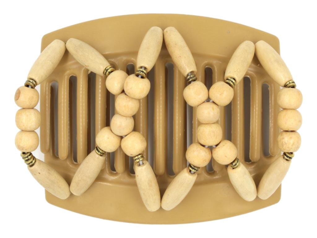 African Butterfly Thick Hair Comb - Beada Blonde 106