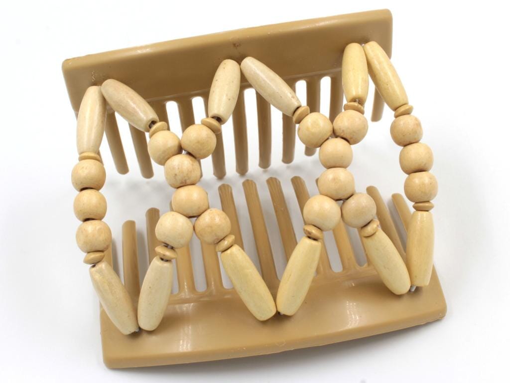 African Butterfly Thick Hair Comb - Beada Blonde 111