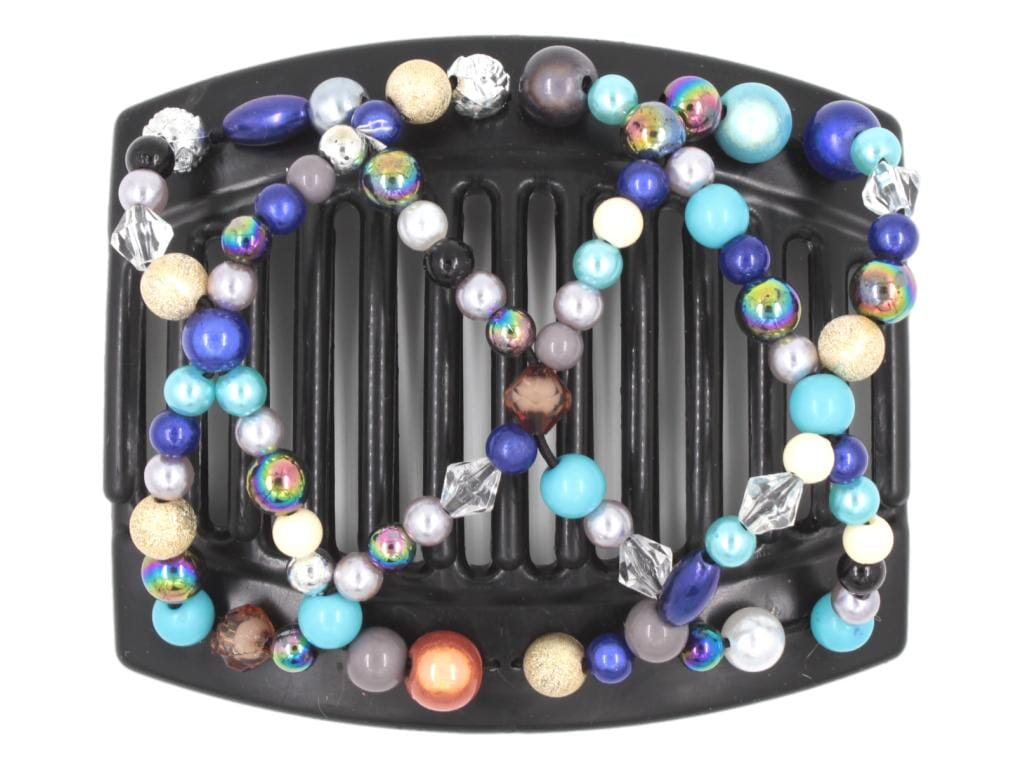 African Butterfly Thick Hair Comb - Ndalena Black 132