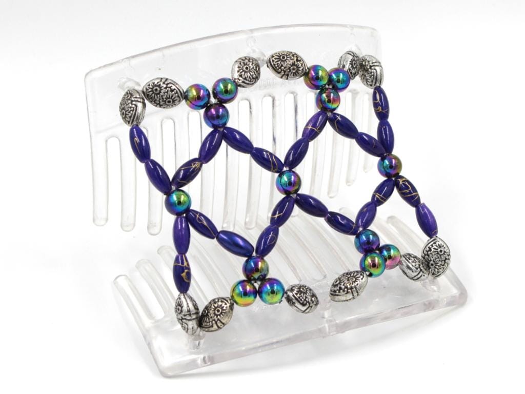 African Butterfly Thick Hair Comb - Ndalena Clear 121
