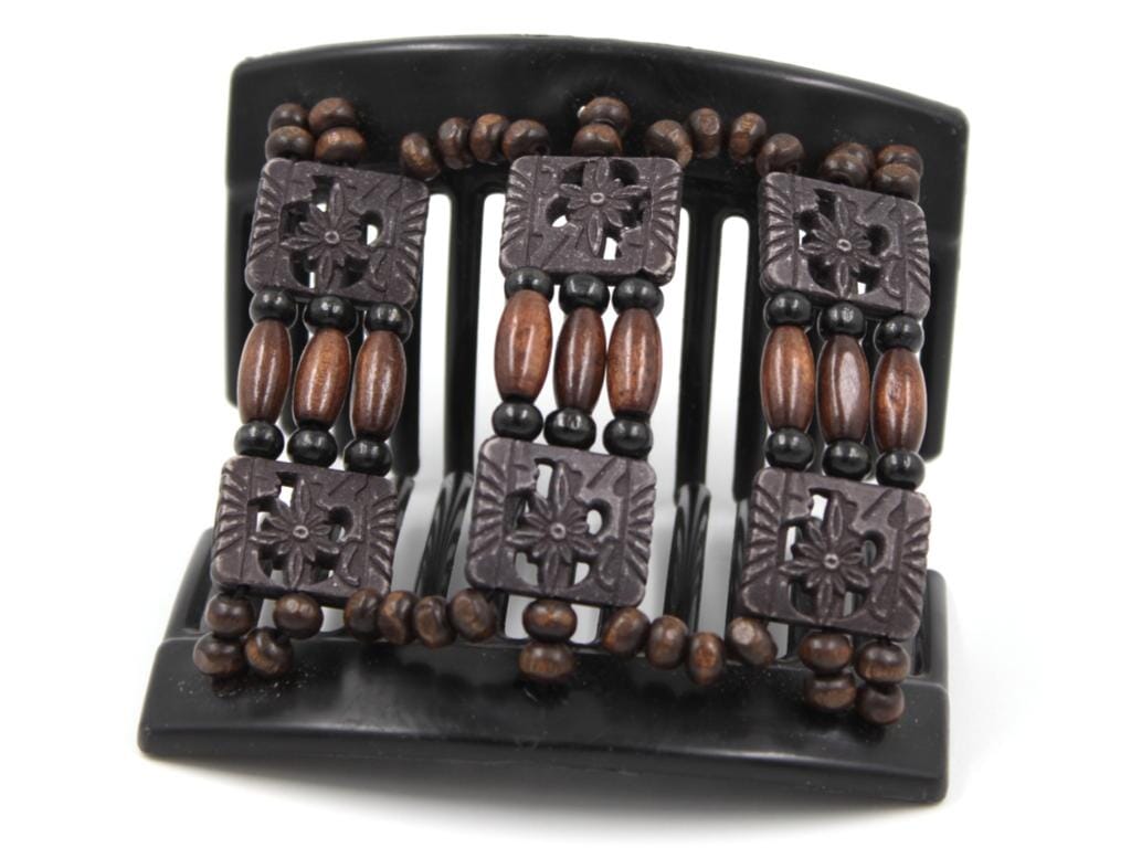 African Butterfly Thick Hair Comb - Tripla Black 47