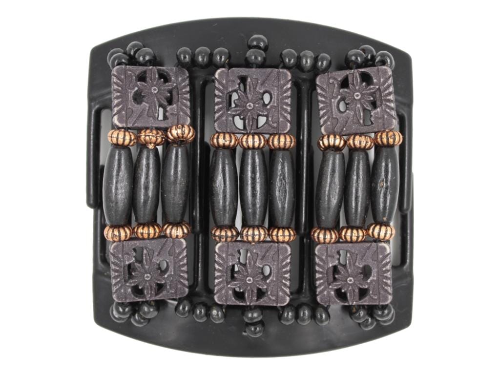 African Butterfly Thick Hair Comb - Tripla Black 48