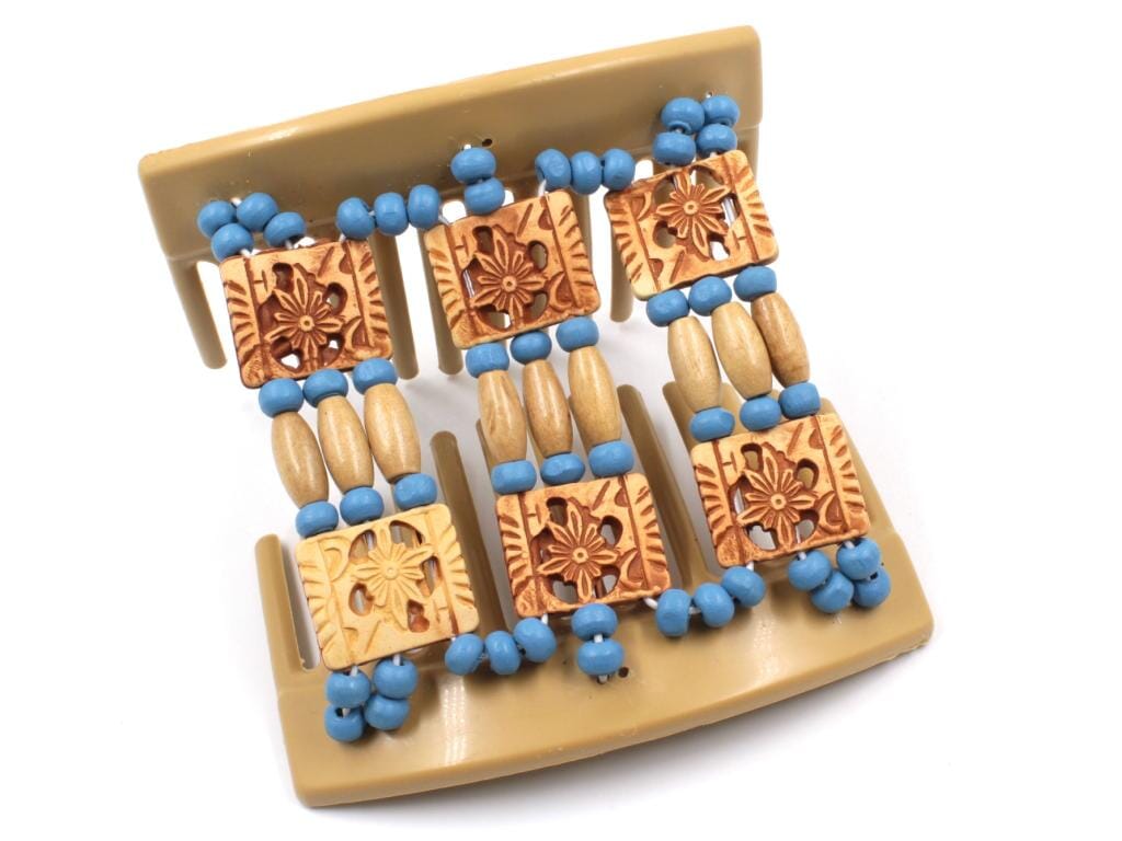 African Butterfly Thick Hair Comb - Tripla Blonde 54