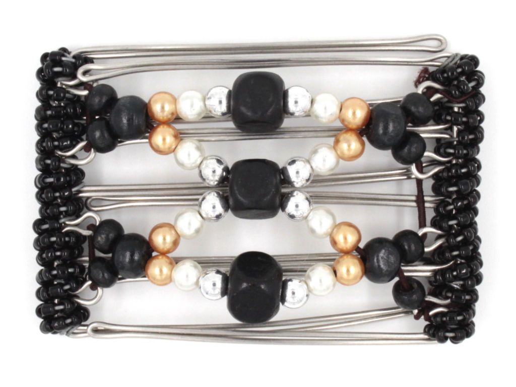 African Butterfly - 5 Tong Wire Hair Clip 125