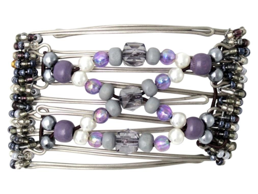 African Butterfly - 5 Tong Wire Hair Clip 156