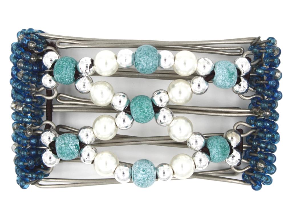 African Butterfly - 5 Tong Wire Hair Clip 162