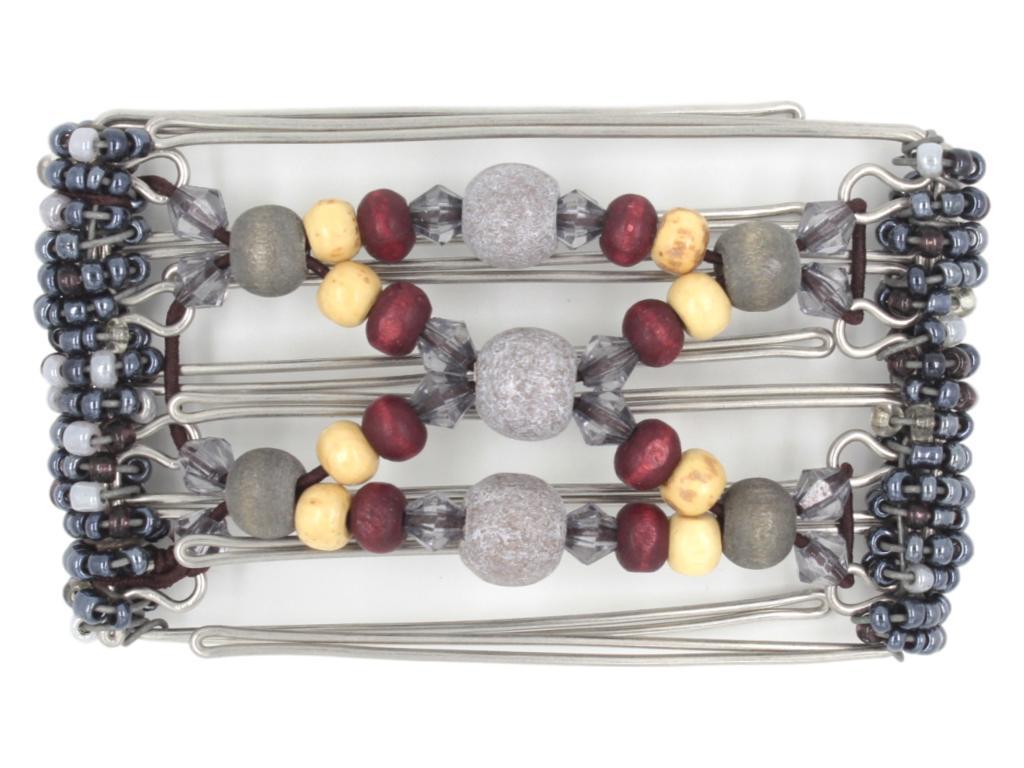 African Butterfly - 5 Tong Wire Hair Clip 164