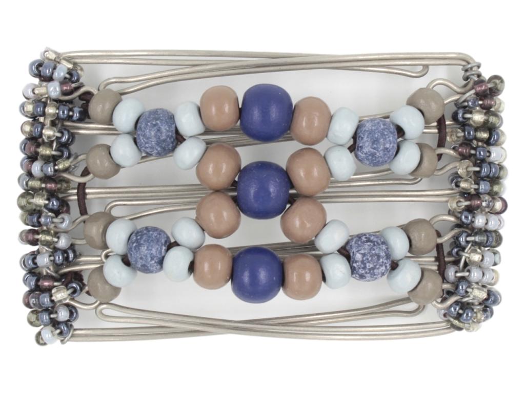 African Butterfly - 5 Tong Wire Hair Clip 169