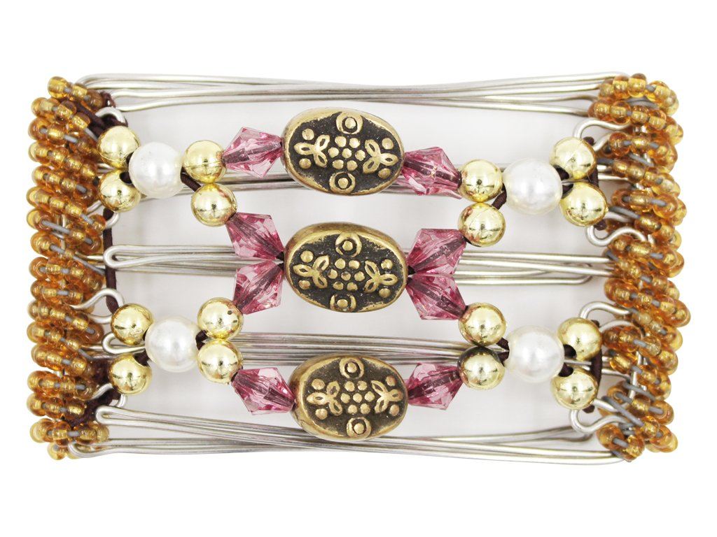 African Butterfly - 5 Tong Wire Hair Clip 187