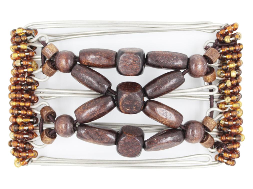 African Butterfly - 5 Tong Wire Hair Clip 197