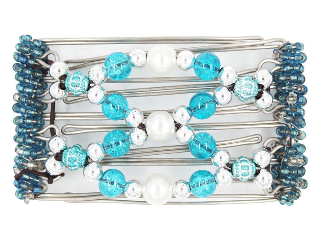 African Butterfly - 5 Tong Wire Hair Clip 228