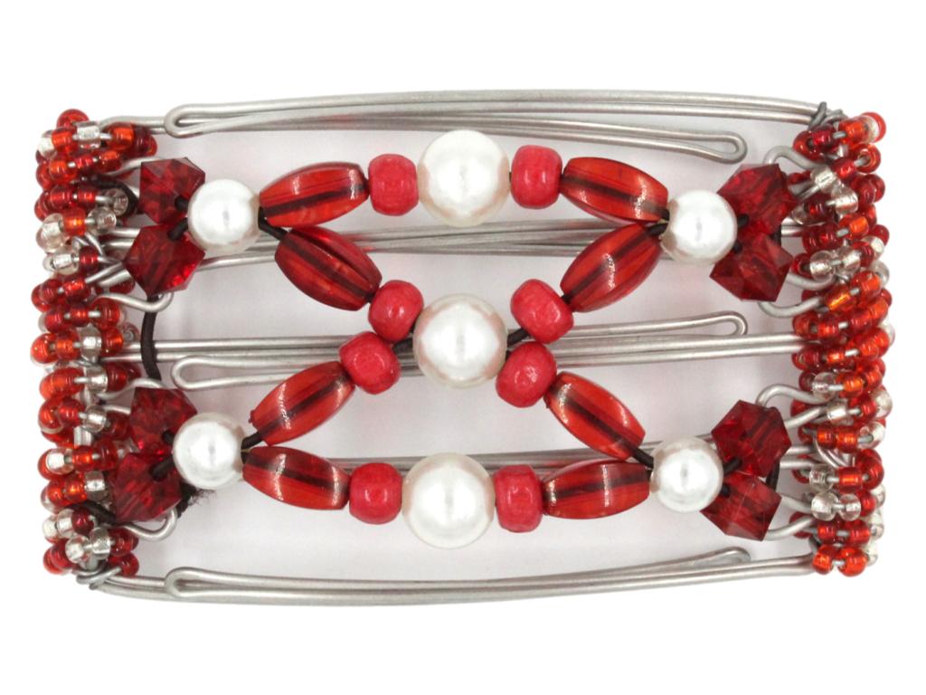 African Butterfly - 5 Tong Wire Hair Clip 242