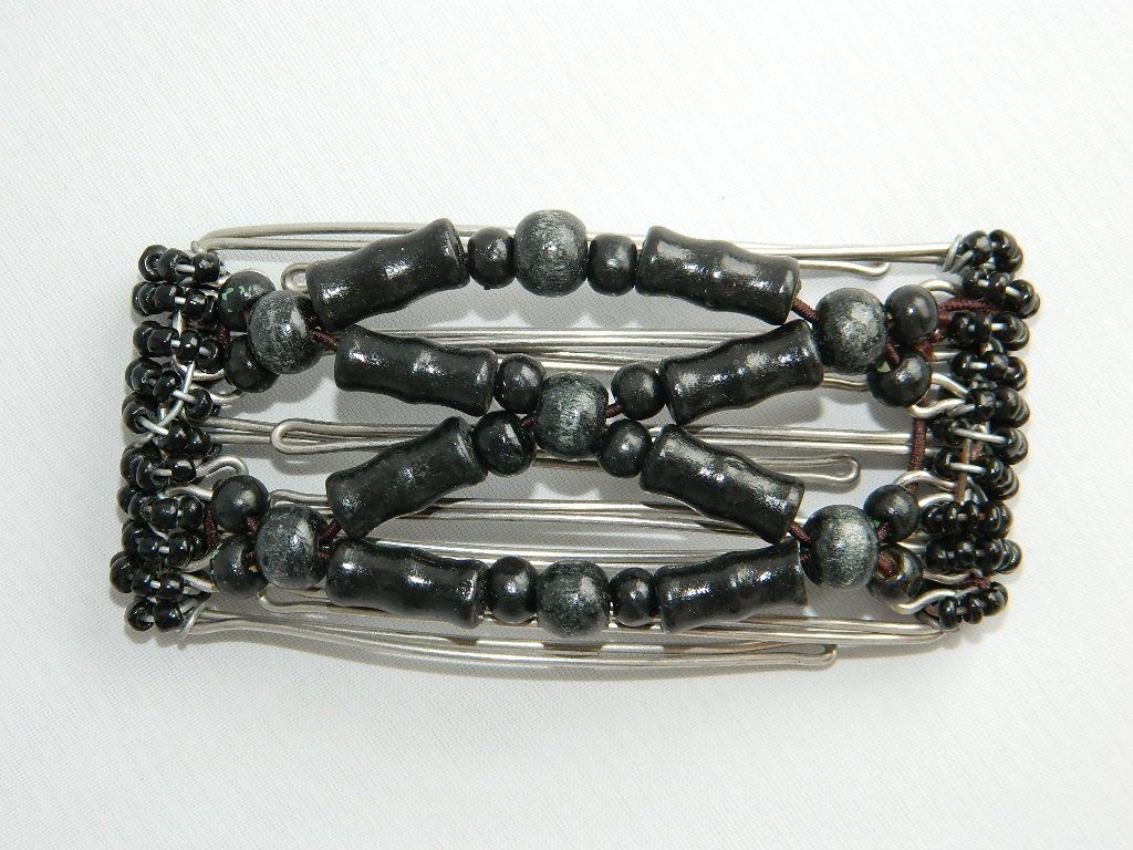 African Butterfly - 5 Tong Wire Hair Clip 37