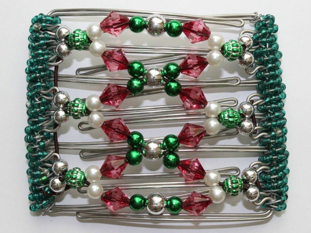 African Butterfly - 7 Tong Wire Hair Clip 134