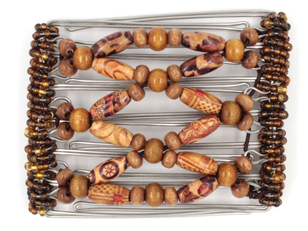 African Butterfly - 7 Tong Wire Hair Clip 222