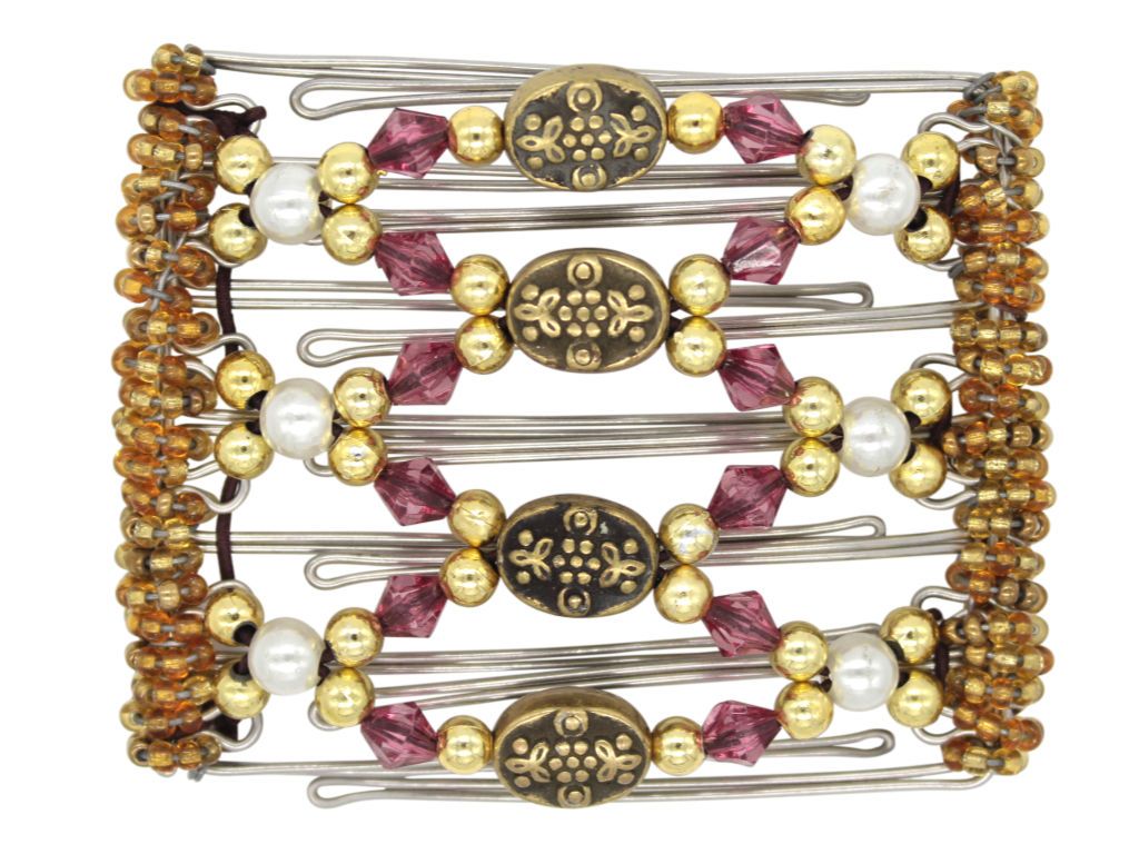 African Butterfly - 7 Tong Wire Hair Clip 228