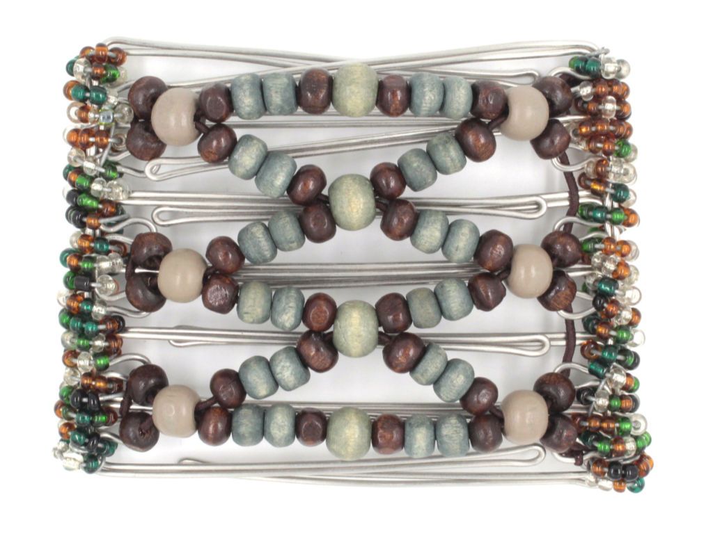African Butterfly - 7 Tong Wire Hair Clip 234