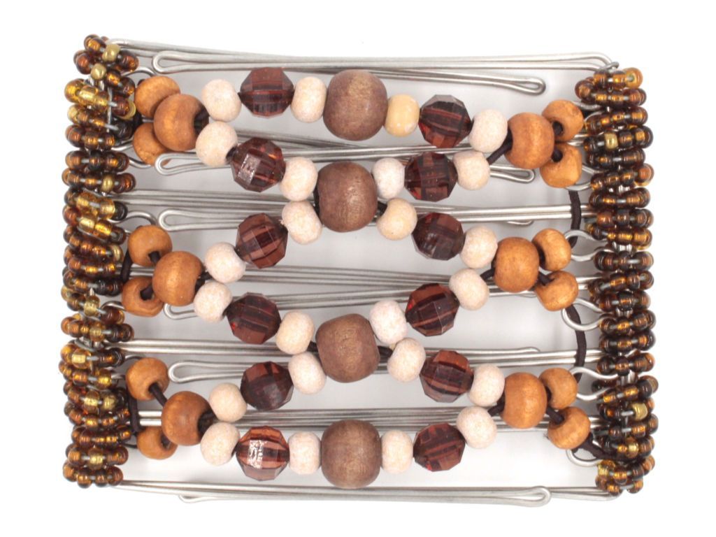 African Butterfly - 7 Tong Wire Hair Clip 236