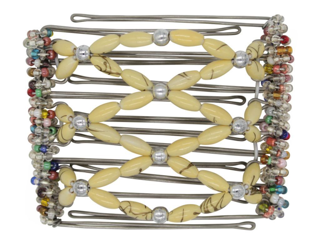 African Butterfly - 7 Tong Wire Hair Clip 241