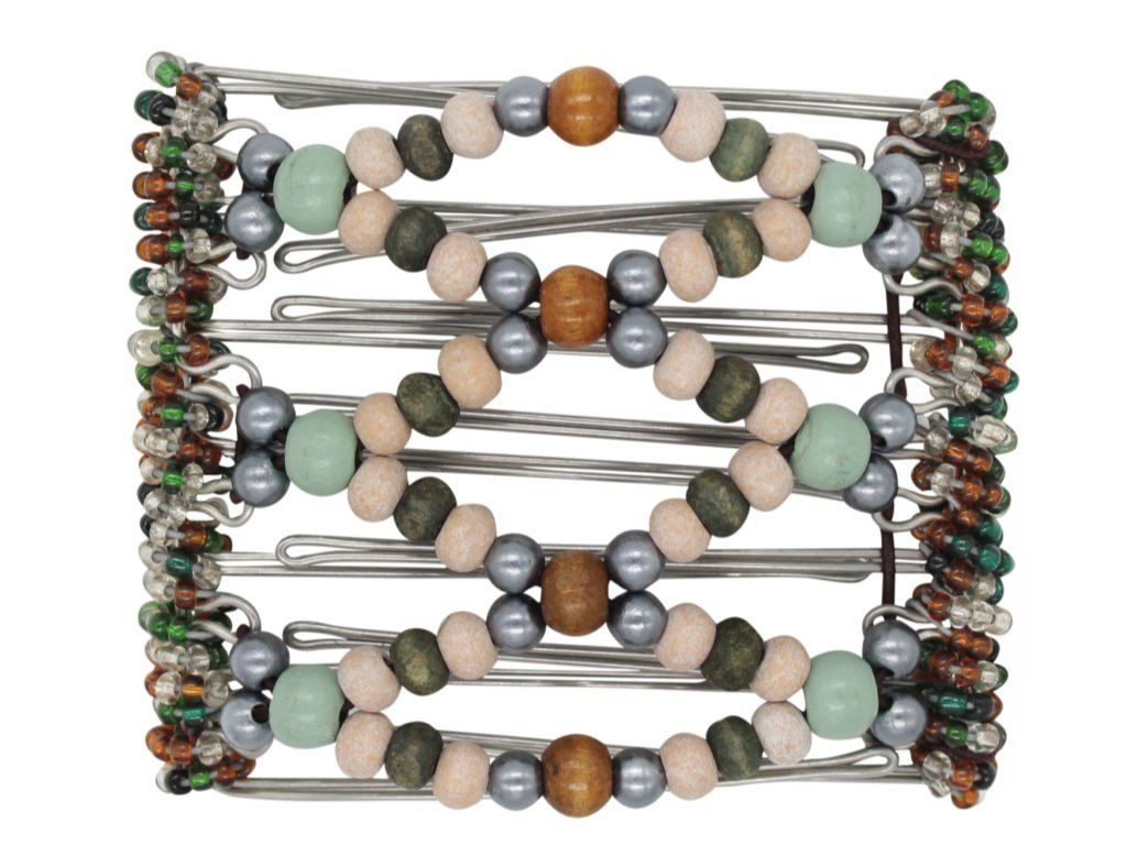 African Butterfly - 7 Tong Wire Hair Clip 254