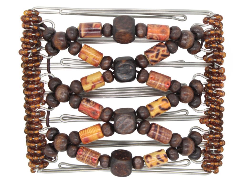 African Butterfly - 7 Tong Wire Hair Clip 269